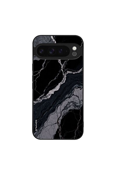 Sonique Θήκη Marble Series για Google Pixel 9 Pro XL 5G Μαύρο 02