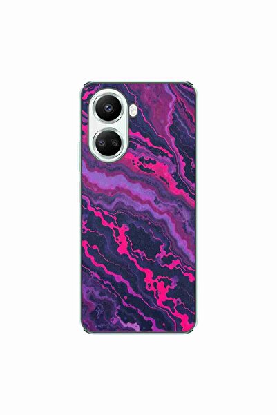 OEM Θήκη συμβατή με Huawei Nova 10 SE Σιλικόνης Gel TPU Μοντέλο Μάρμαρο Midni...
