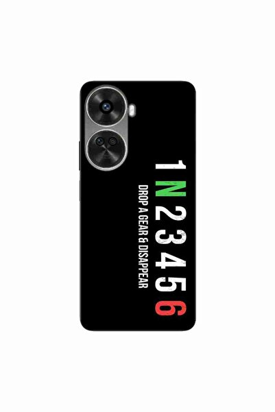 OEM Калъф, съвместим с Huawei Nova 12 SE, силиконов гел TPU с шарка на зъбни ...