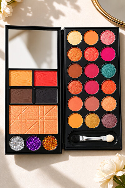 Sudedi Home 26 Colors Professional Makeup Palette with Mirror Eyeshadow Blush...