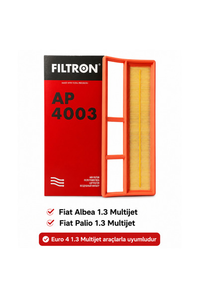 Filtron Hava Filtresi Fiat Albea Palio Doblo Linea Punto 1.3 Multijet Euro 4 ...