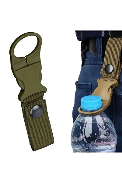 ulus grup Outdoor Clip-On Belt Bag Compatible Water Bottle Carrying Hook