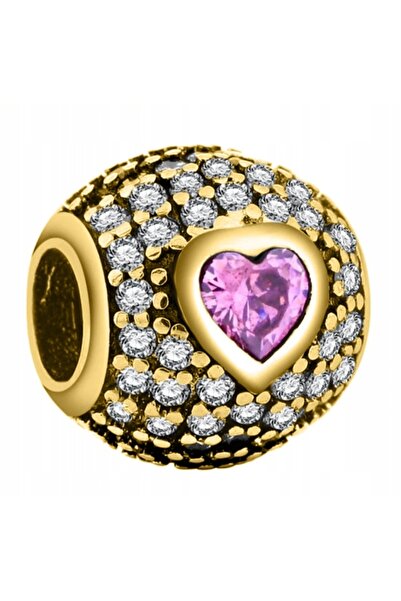 Larezo Pandantiv Tip Charm Pentru Bratari Modulare, Argint 925 Placat Cu Aur ...
