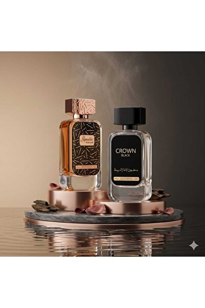 dkhoon alemiratia Signature Rose Gold + Free Crown Black Perfume