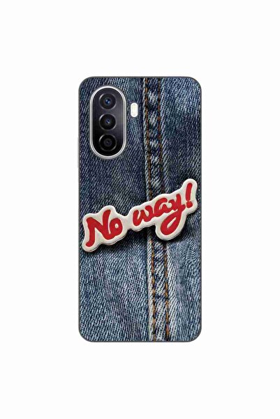 OEM Θήκη συμβατή με Huawei Nova Y70 Σιλικόνης Τζελ TPU Μοντέλο No Way Jeans