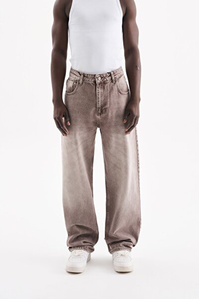 Machinist Men's Relaxed Baggy Jeans - Frosted Brown 32