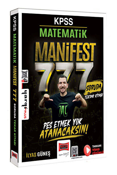 Anla Kazan Yayınları Yargı 2026 KPSS Matematik MANİFEST 777 Soruda Tekrar Kit...