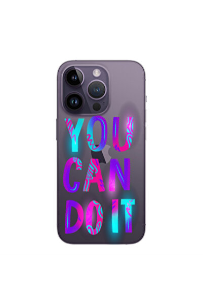 Other Apple iPhone 14 Pro Max You Can Doit Transparent Silicone TPU Θήκη