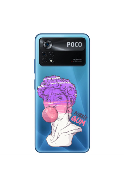 Other Xiaomi Poco X4 Pro Pin Bubble Transparent Silicone TPU Θήκη