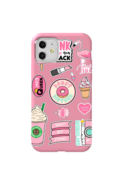 Other Apple iPhone 11 Donut disturb Pink Colored Silicone TPU Θήκη
