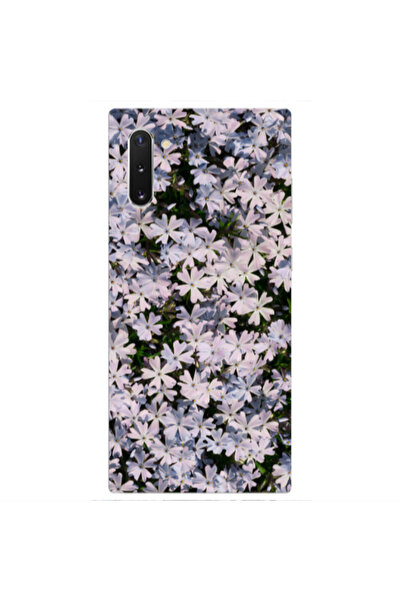 Other Samsung Note 10 Plus Flowers white Transparent Silicone TPU Θήκη
