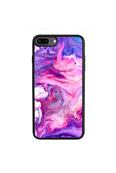 Other Apple iPhone 7 Plus Marble art Black Glossy Θήκη