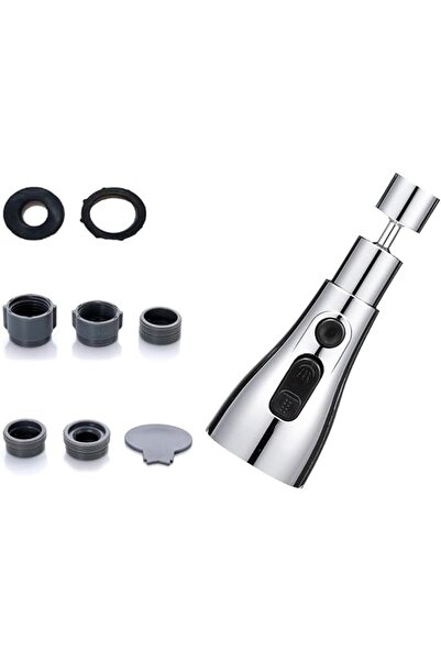 The Bros Kitchen Faucet Head Replacement 3 Modes, 360° Swivel Spout Faucet Ex...
