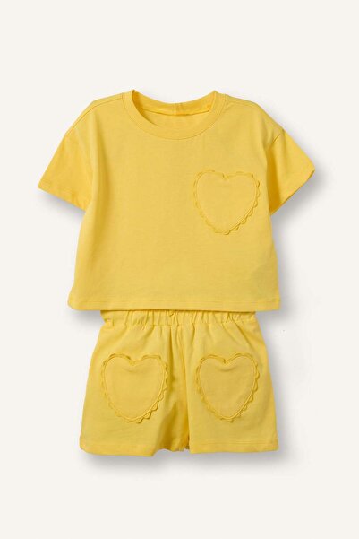 DeFacto Heart Patterned 2-Piece Set for Baby Girl I0049A526Hs