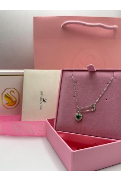 Generic Silver Beigeo Chain with Crescent Pendant with Zircon Crystal