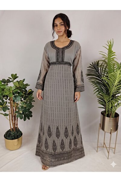ASIAN Ftoon Chiffon Fabric Jilbab Modest Dress in Many Colors