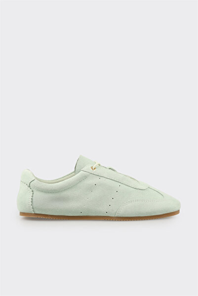 Elle Shoes Yeşil Deri Kadın Spor Ayakkabı