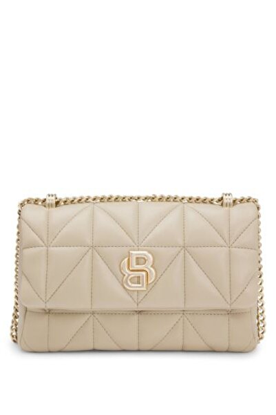 BOSS Shoulder Bag Beige Women's Shoulder Bag