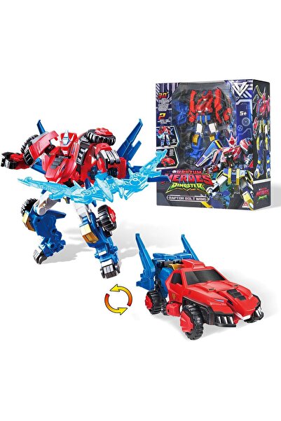 scntoys Dinoster Heroes Dönüşebilen Robot Raptor Bolt Wing 22 cm Süper Araba ...