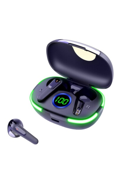 OEM Căști Wireless Bluetooth 5.1, Sunet HD, LED Display, Carcasă Încărcare, C...