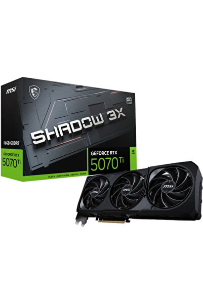 MSI GeForce RTX 5070 Ti 16GB GDDR7 Shadow 3X OC Κάρτα Γραφικών Κωδικός: 912-V...