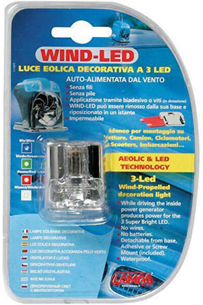 Lampa Αερολεδ Μπλε Ανεμιστήρας Αυτοκινήτου 12V Κωδικός: L7029.6