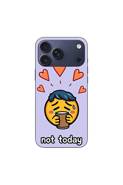 OEM Husa compatibila cu Apple iPhone 17 Pro Max Silicon Gel Tpu Model Not Today