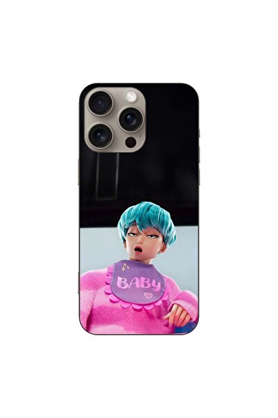 OEM Husa compatibila cu Apple iPhone 16 Pro Max Silicon Gel Tpu Model KPop De...