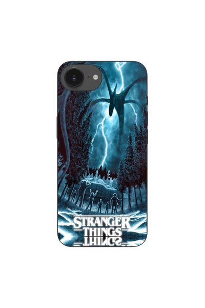 OEM Θήκη συμβατή με Apple iPhone 16e, από σιλικόνη gel TPU, μοντέλο Stranger ...