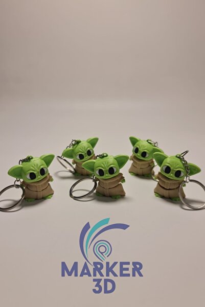 Movito 10 Adet Baby Yoda Anahtarlık