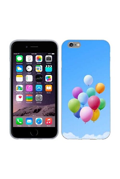 OEM Калъф, съвместим с Apple iPhone 6, iPhone 6S, силиконов гел TPU с десен н...