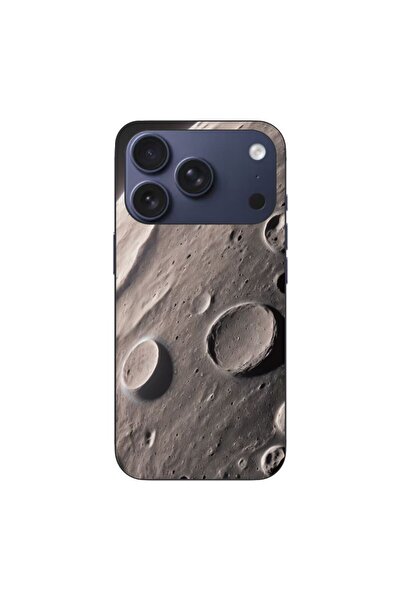 OEM Husa compatibila cu Apple iPhone 17 Pro Silicon Gel Tpu Model Moon Surface