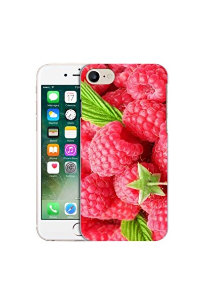 OEM Калъф, съвместим с Apple iPhone 7, силиконов гел TPU, модел Малини