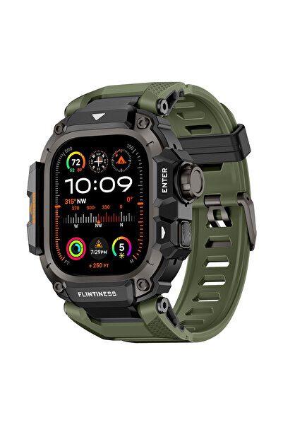 Mohseven Watch Ultra 49mm Uyumlu iWatch Punk Fortress Serisi Kasa Koruyuculu ...