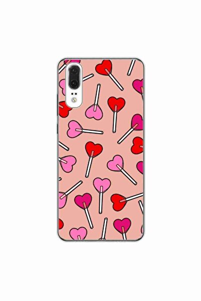 OEM Husa compatibila cu Huawei P20 Silicon Gel Tpu Model Valentines Heart Lol...