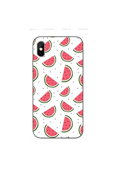 OEM Case compatible with Apple iPhone XS Max Silicone Gel Tpu Model Watermelo...