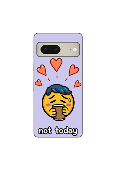 OEM Husa compatibila cu Google Pixel 7 Silicon Gel Tpu Model Not Today