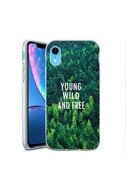 OEM Husa compatibila cu Apple iPhone XR Silicon Gel Tpu Model Wild and Free