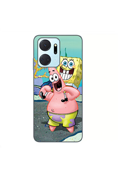 OEM Husa compatibila cu Honor X7a Silicon Gel Tpu Model Spongebob