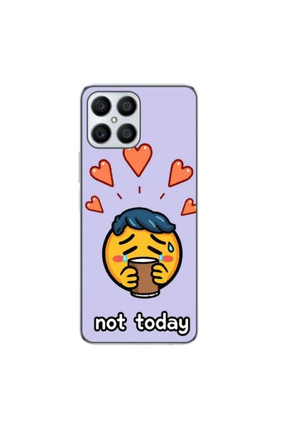 OEM Husa compatibila cu Honor X8 4G Silicon Gel Tpu Model Not Today
