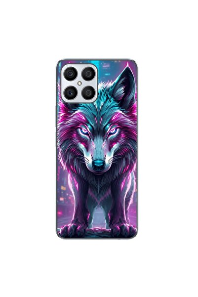OEM Husa compatibila cu Honor X8 4G Silicon Gel Tpu Model Cyberpunk Wolf