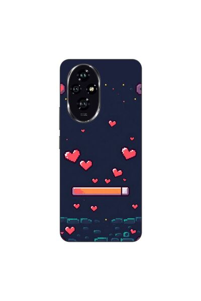 OEM Husa compatibila cu Honor 200 Silicon Gel Tpu Model Pixelated Healthbar