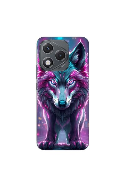 OEM Husa compatibila cu Honor 400 Lite Silicon Gel Tpu Model Cyberpunk Wolf