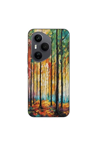 OEM Husa compatibila cu Honor 400 Pro Silicon Gel Tpu Model Colored Forest Art
