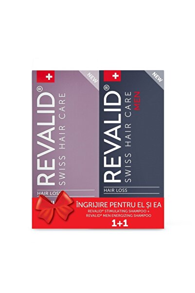 Revalid Pachet, Șampon stimulant, 200 ml + Șampon împotriva căderii părului p...