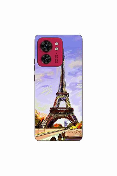 OEM Husa compatibila cu Motorola Edge 40 Silicon Gel Tpu Model Desen Turnul E...
