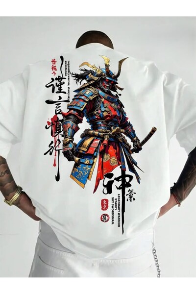EFFRENATU Custom Printed Oversize Cotton Crew Neck T-Shirt Tshirt