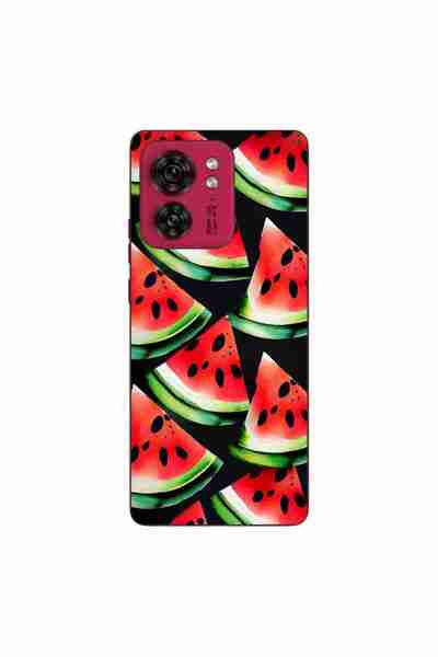 OEM Θήκη συμβατή με Motorola Edge 40, από σιλικόνη gel TPU, με σχέδιο φέτες κ...