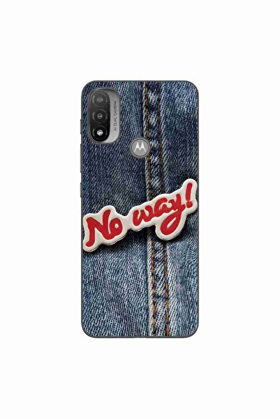 OEM Θήκη συμβατή με Motorola Moto E20 Σιλικόνης Gel TPU Μοντέλο No Way Jeans
