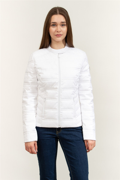 Guess Vona Kadın Şişme Mont Beyaz
